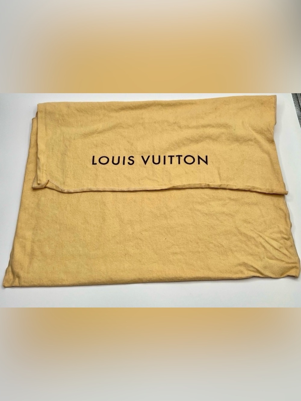 Louis Vuitton Soft Tan Cotton Dust Bag